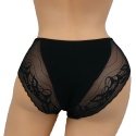 DORIMODES 6821 DAMSKIE MAJTKI KORONKOWE bawełniane czarne L