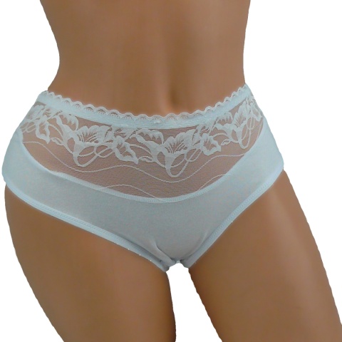 DORIMODES 6821 DAMSKIE MAJTKI KORONKOWE białe 2XL