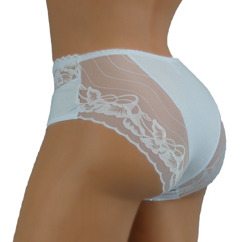 DORIMODES 6821 DAMSKIE MAJTKI KORONKOWE białe 2XL