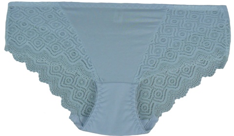 BAWEŁNIANE MAJTKI KORONKOWE FULINA 6603 3XL białe