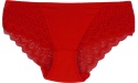 BAWEŁNIANE MAJTKI KORONKOWE FULINA 6603 XL czerwone