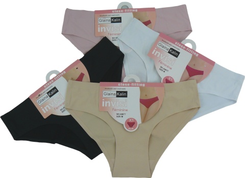 BEZSZWOWE MAJTKI DAMSKIE Glaina Kalin XL beżowe