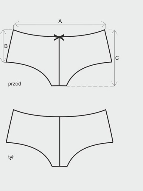 BEZSZWOWE MAJTKI DAMSKIE Glaina Kalin XL beżowe