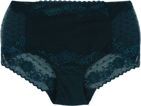 DAMSKIE KORONKOWE majtki DORIMODES 336 PLUS SIZE zielone 2XL