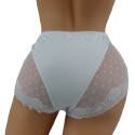 DAMSKIE KORONKOWE majtki DORIMODES 336 PLUS SIZE białe 2XL