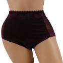 DAMSKIE KORONKOWE majtki DORIMODES 336 PLUS SIZE bordowe 2XL