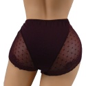 DAMSKIE KORONKOWE majtki DORIMODES 336 PLUS SIZE bordowe 2XL