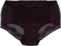 DAMSKIE KORONKOWE majtki DORIMODES 336 PLUS SIZE bordowe 2XL