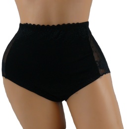 DAMSKIE KORONKOWE majtki DORIMODES 336 PLUS SIZE czarne4XL