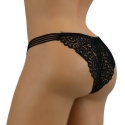 LULALO 179 KORONKOWE MAJTKI BRAZYLIANY czarne XL