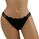 LULALO 179 KORONKOWE MAJTKI BRAZYLIANY czarne XL
