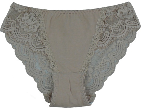 LuLaLo 199 DAMSKIE MAJTKI BAWEŁNIANE 2XL beżowe