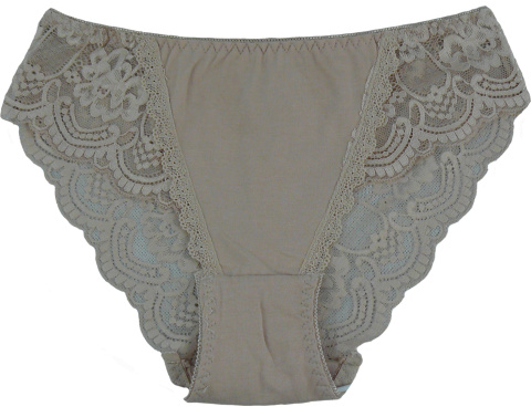 LuLaLo 199 DAMSKIE MAJTKI BAWEŁNIANE XL beżowe