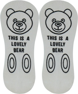 NOWOŚĆ!!! STOPKI BAMBUSOWE KRÓTKIE SKARPETKI ABS DAMSKIE 39-42 BIAŁE