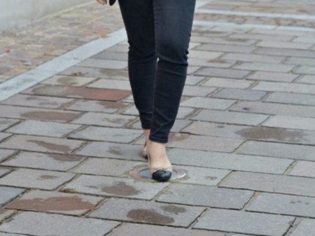 STOPKI KORONKOWE BALERINKI QEMEN CZARNE roz. 35-38