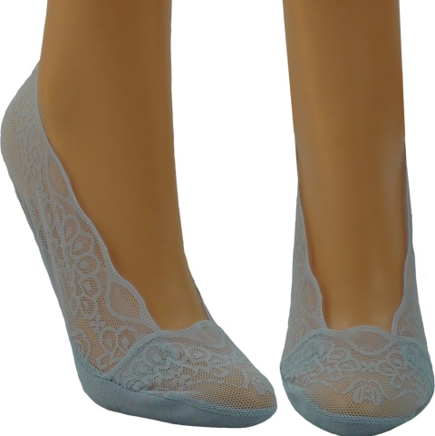 STOPKI KORONKOWE BALERINKI QEMEN SZARE roz. 39-42