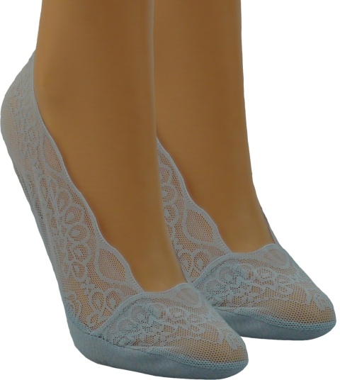 STOPKI KORONKOWE BALERINKI QEMEN SZARE roz. 39-42