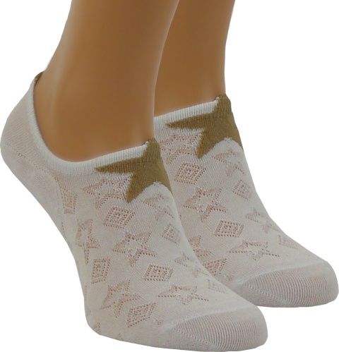 2x BIAŁE bawełniane KRÓTKIE SKARPETKI STOPKI MIDINI 36-38