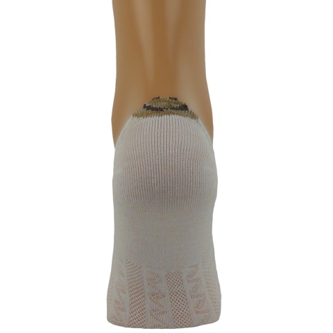 2x BIAŁE bawełniane KRÓTKIE SKARPETKI STOPKI MIDINI 36-38