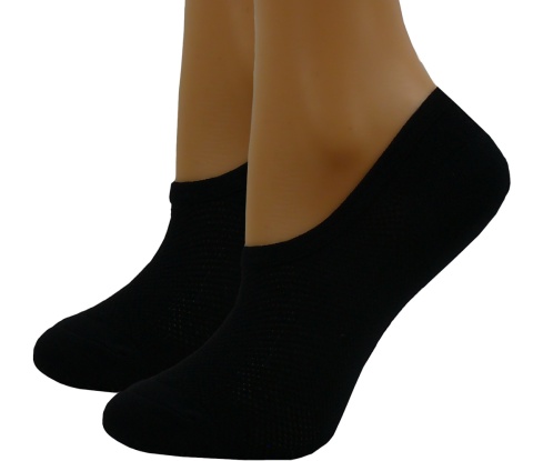 BIAŁE STOPKI BAMBUSOWE DAMSKIE KRÓTKIE SKARPETKI roz.35-38