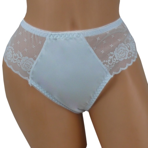 FIGI damskie BRAZYLIANY PLUS SIZE Ania Lu Lo 253 3XL białe