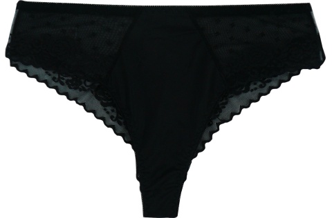 FIGI damskie BRAZYLIANY PLUS SIZE Ania Lu Lo 253 XL czarne