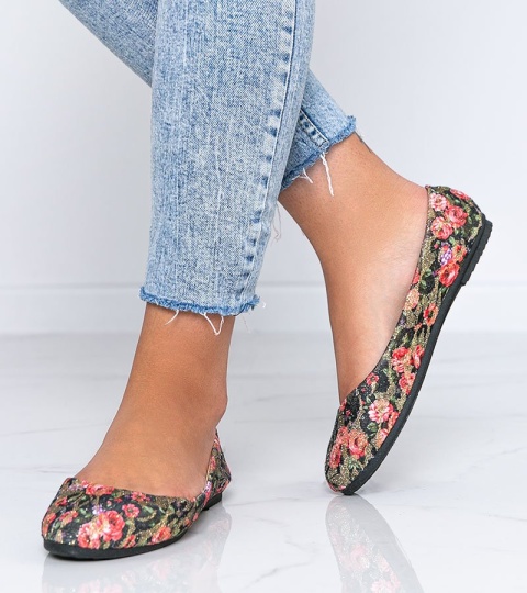 KORONKOWE BALERINKI baletki STOPKI DAMSKIE GNG beżowe 35-38