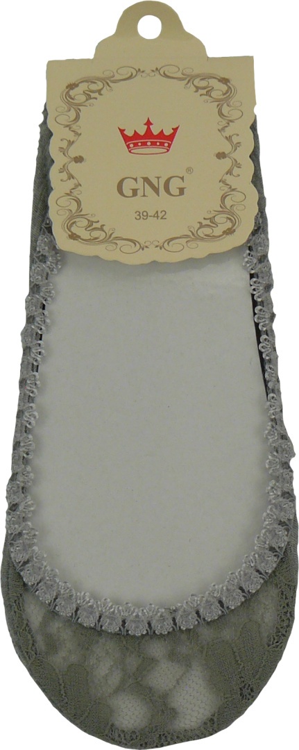 KORONKOWE BALERINKI baletki STOPKI DAMSKIE GNG szare 39-42