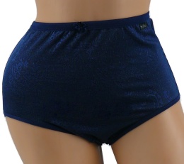 MAJTKI figi DAMSKIE Z WYSOKIM STANEM Mengni Rouzi 3XL granatowe