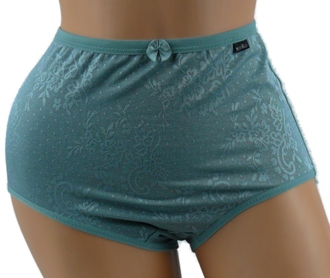 MAJTKI figi DAMSKIE Z WYSOKIM STANEM Mengni Rouzi 3XL zielone