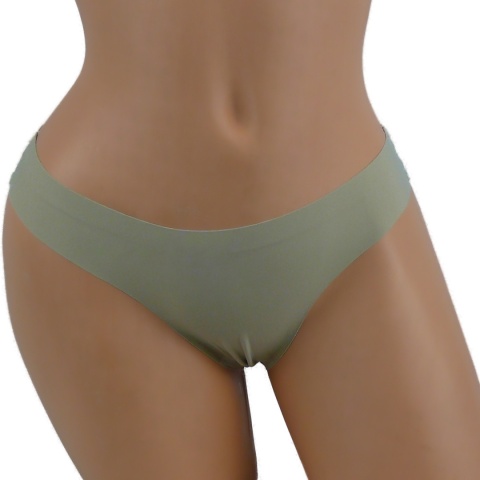 STRINGI DYANA LASEROWO CIĘTE BEZSZWOWE ciemny beż L