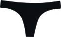 DYANA STRINGI majtki GŁADKIE LASEROWO CIĘTE BEZSZWOWE czarne L