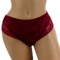 BAWEŁNIANE FIGI DAMSKIE FULINA 3XL bordowy