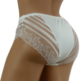 BAWEŁNIANE FIGI DAMSKIE FULINA 4XL ecru