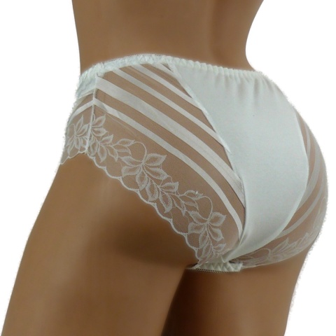 BAWEŁNIANE FIGI DAMSKIE FULINA 4XL ecru