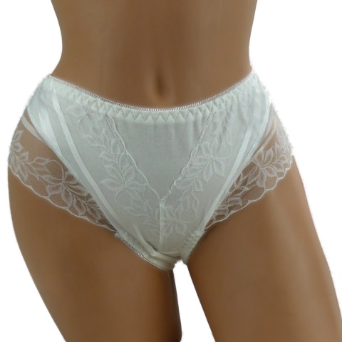 BAWEŁNIANE FIGI DAMSKIE FULINA 4XL ecru