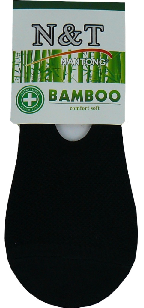 CZARNE STOPKI BAMBUSOWE DAMSKIE KRÓTKIE SKARPETKI roz.39-41