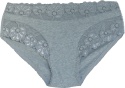 DAMSKIE MAJTKI KORONKOWE Yibili 0477 XL szary