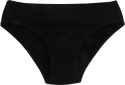 GŁADKIE BAWEŁNIANE MAJTKI figi MŁODZIEŻOWE 61082 L czarne