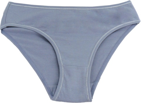 GŁADKIE BAWEŁNIANE MAJTKI figi MŁODZIEŻOWE 61082 XL niebiesko fioletowy