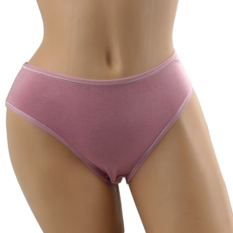 GŁADKIE BAWEŁNIANE MAJTKI figi MŁODZIEŻOWE 61082 XL różowe