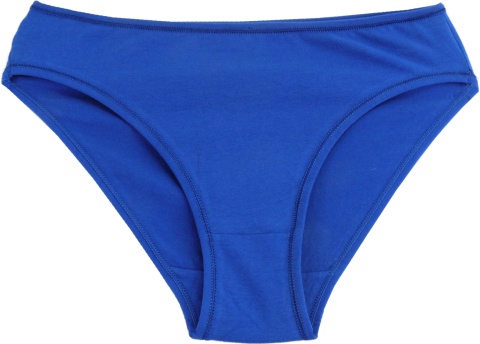 GŁADKIE BAWEŁNIANE MAJTKI figi MŁODZIEŻOWE 61082 XL szafirowe