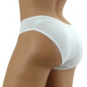 GŁADKIE BAWEŁNIANE MAJTKI figi MŁODZIEŻOWE 61082 L białe