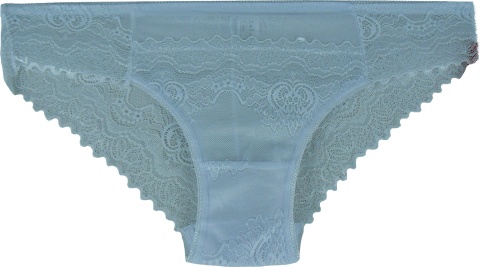 KORONKOWE BAWEŁNIANE MAJTKI Ania Lu Lo 253 XXL białe