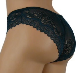 KORONKOWE BAWEŁNIANE MAJTKI Ania Lu Lo 209 2XL zielone