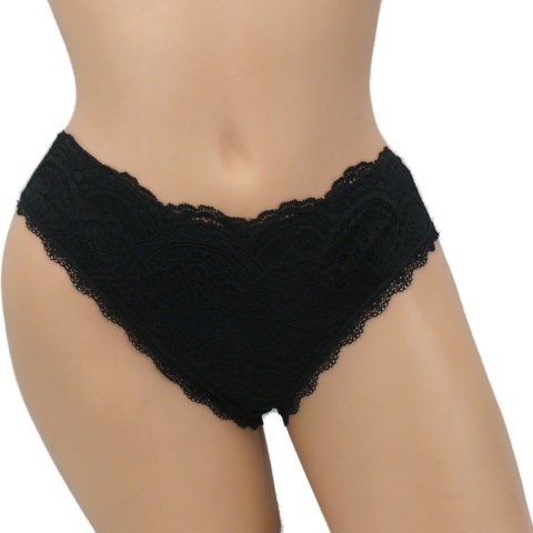 MAJTKI DAMSKIE KORONKOWE FULINA 406 czarne XL/2XL