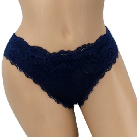 MAJTKI DAMSKIE KORONKOWE FULINA 406 granatowe M/L