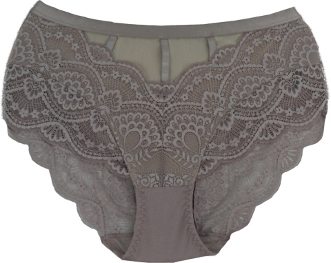 PLUS SIZE MAJTKI DAMSKIE KORONKOWE Ania Lu Lo 281 4XL beżowy