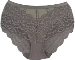 PLUS SIZE MAJTKI DAMSKIE KORONKOWE Ania Lu Lo 281 4XL beżowy