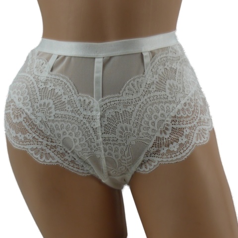 PLUS SIZE MAJTKI DAMSKIE KORONKOWE Ania Lu Lo 281 4XL ecru